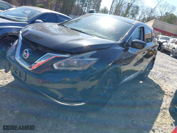 2018 Nissan Murano Platinum with VIN 5N1AZ2MG4JN130201, listed as a IAAI auction lot 41773699 with 92,825 mi miles. Bid and sale history available at carsss.com. Image 17.
