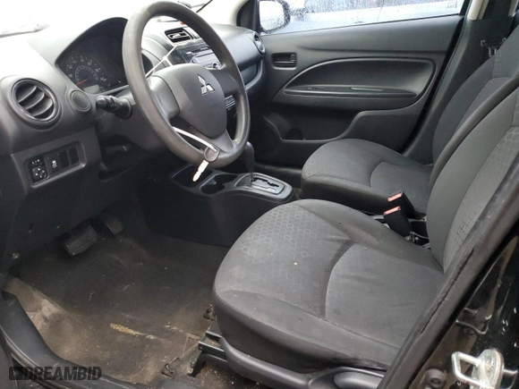 2015 Mitsubishi Mirage DE with VIN ML32A3HJXFH057761, listed as a Copart auction lot 86627084 with 142161 miles and Salvage Title. Bid and sale history available at carsss.com. Image 7.