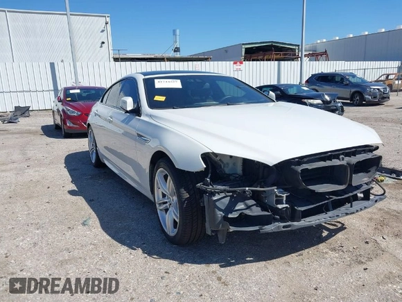 2014 BMW 6 Series 650i xDrive with VIN WBA6B4C5XED099197, listed as a IAAI auction lot 41744557 with 174,613 mi miles. Bid and sale history available at carsss.com. Image 1.