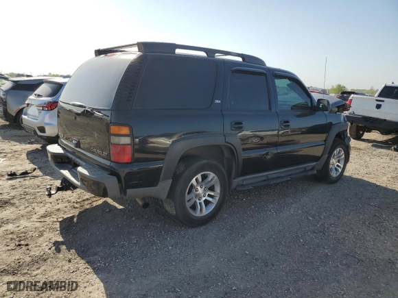 2005 Chevrolet Tahoe Z71 with VIN 1GNEC13T45R182160, listed as a Copart auction lot 52015515 with 261,701 mi miles and Salvage Title. Bid and sale history available at carsss.com. Image 3.