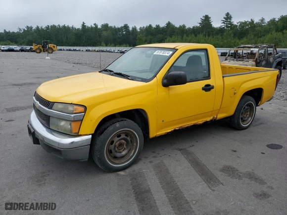 2007 Chevrolet Colorado Work Truck with VIN 1GCCS149778196388, listed as a Copart auction lot 67078374 with 192,383 mi miles and Salvage Title. Bid and sale history available at carsss.com. Image 1.