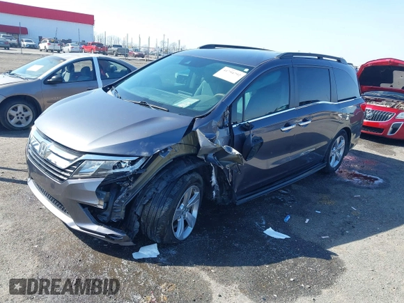 2019 Honda Odyssey EX with VIN 5FNRL6H59KB131319, listed as a IAAI auction lot 41794792 with 58,392 mi miles. Bid and sale history available at carsss.com. Image 20.