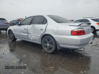 2003 Acura TL Type S with VIN 19UUA56843A028943, listed as a Copart auction lot 48730945 with 163,703 mi miles and Salvage Title. Bid and sale history available at carsss.com. Image 2.