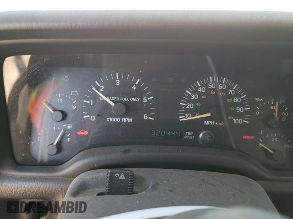 1999 Jeep Cherokee Sport with VIN 1J4FT68S9XL627003, listed as a Copart auction lot 49478595 with 320,444 mi miles and Salvage title. Bid and sale history available at DreamBid. Image 9.