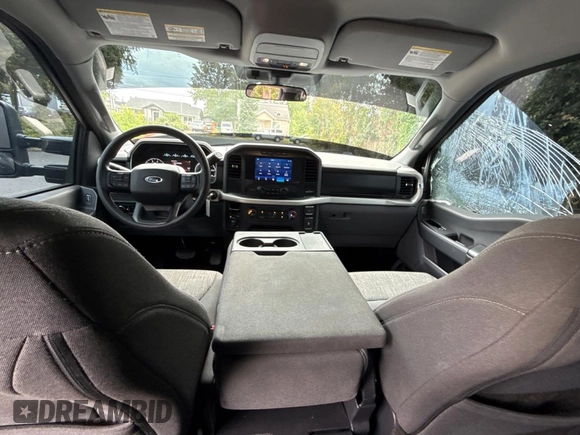 2021 Ford F-150 XL with VIN 1FTFW1E86MKD57397, listed as a Copart auction lot 62959355 with 59,227 mi miles and Salvage title. Bid and sale history available at DreamBid. Image 9.