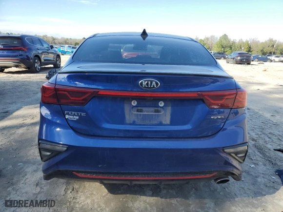 2020 Kia Forte GT-Line with VIN 3KPF34ADXLE155340, listed as a Copart auction lot 47214855 with 98,278 mi miles and Non Repairable. Bid and sale history available at carsss.com. Image 6.