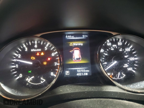 2015 Nissan Rogue SV with VIN KNMAT2MV0FP516517, listed as a Copart auction lot 47876565 with 93,755 mi miles and Salvage Title. Bid and sale history available at DreamBid. Image 9.