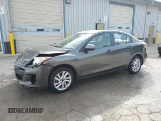 2012 Mazda 3 i Touring with VIN JM1BL1V85C1663227, listed as a Copart auction lot 54205695 with 132,990 mi miles and Salvage title. Bid and sale history available at DreamBid. Image 1.