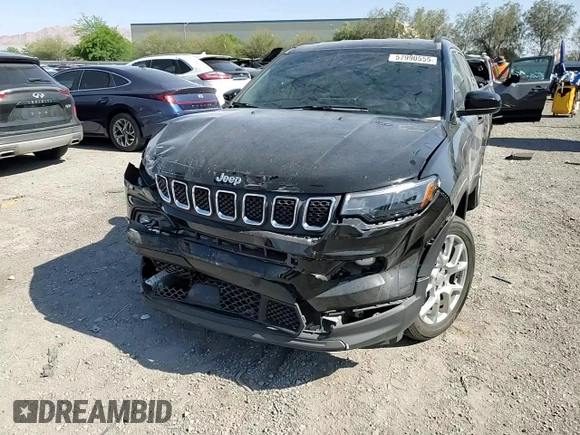 2023 Jeep Compass Latitude Lux z VIN 3C4NJDFNXPT522385, wystawiony jako Copart lot #57990555 z przebiegiem 28 159 mil mil oraz Szkoda całkowita • Salvage title. Historia ofert i sprzedaży dostępna na DreamBid. Obrazek 14.