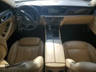 2015 Hyundai Genesis 3.8L z VIN KMHGN4JE2FU031619, wystawiony jako Copart lot #54696515 z przebiegiem 131 465 mil mil oraz Szkoda całkowita • Salvage title. Historia ofert i sprzedaży dostępna na DreamBid. Obrazek 8.