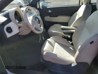 2014 FIAT 500 Sport with VIN 3C3CFFBR7ET205565, listed as a Copart auction lot 48123655 with 137,044 mi miles and Salvage Title. Bid and sale history available at carsss.com. Image 7.