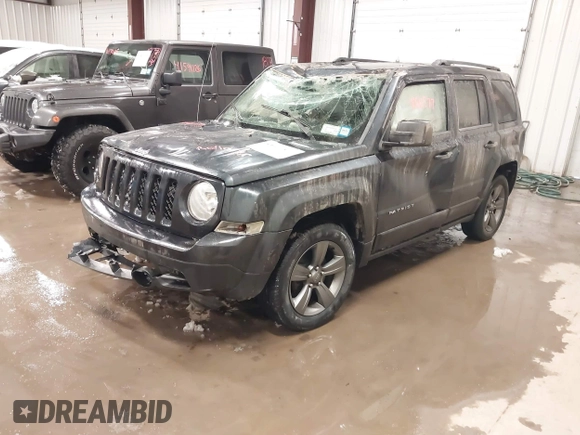 2014 Jeep Patriot Latitude with VIN 1C4NJPFA6ED737327, listed as a IAAI auction lot 41611577 with 88,407 mi miles and . Bid and sale history available at carsss.com. Image 2.