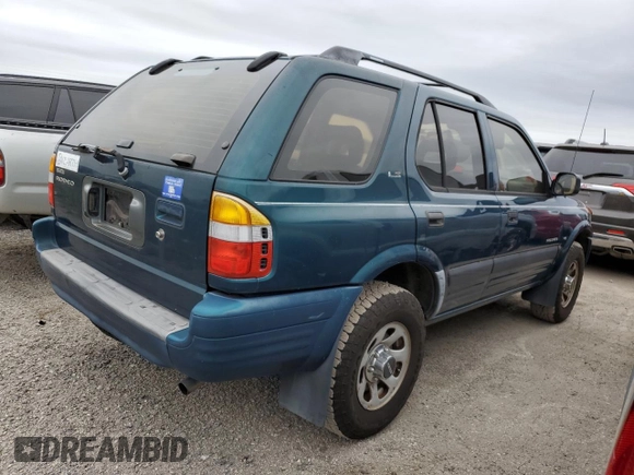1999 Isuzu Rodeo S with VIN 4S2CK58W9X4322074, listed as a Copart auction lot 76999244 with 110,142 mi miles and Salvage Title. Bid and sale history available at carsss.com. Image 3.