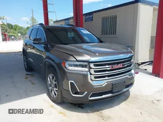 2020 GMC Acadia SLT with VIN 1GKKNULS1LZ106637, listed as a IAAI auction lot 42048333 with 129,491 mi miles and . Bid and sale history available at carsss.com. Image 1.