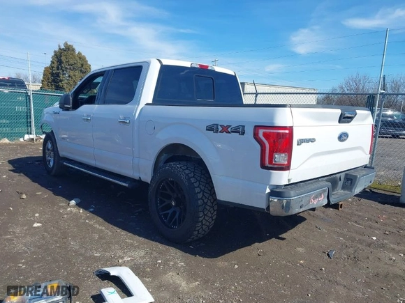 2016 Ford F-150 XLT with VIN 1FTEW1EP8GKF18498, listed as a IAAI auction lot 41646760 with NaN miles. Bid and sale history available at carsss.com. Image 3.
