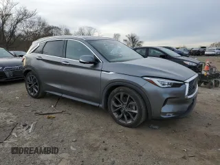 2019 Infiniti QX50 LUXE with VIN 3PCAJ5M32KF141112, listed as a Copart auction lot 44783113 with 37,636 mi miles. Bid and sale history available at carsss.com. Image 4.