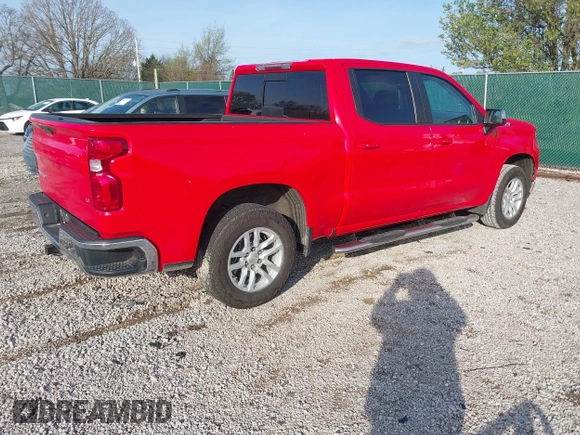 2019 Chevrolet Silverado 1500 LT with VIN 1GCUYDED5KZ218933, listed as a IAAI auction lot 41923954 with 101,485 mi miles. Bid and sale history available at carsss.com. Image 4.