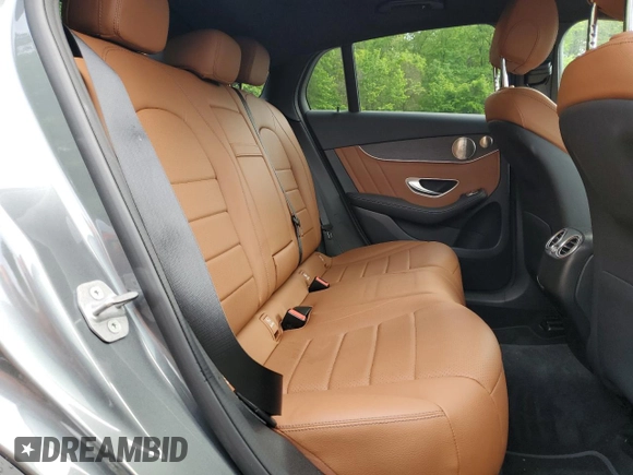 2021 Mercedes-Benz GLC 300 with VIN W1N0J8EB6MF919745, listed as a Copart auction lot 56663705 with 23,834 mi miles and Salvage title. Bid and sale history available at DreamBid. Image 11.