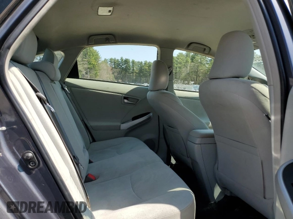2012 Toyota Prius One with VIN JTDKN3DU6C1555901, listed as a Copart auction lot 53722475 with 240,480 mi miles and Clean Title. Bid and sale history available at carsss.com. Image 10.