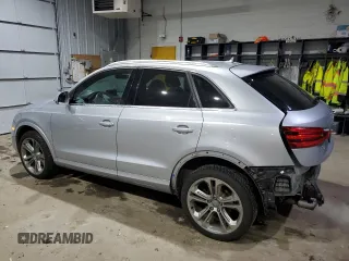 2015 Audi Q3 2.0T Prestige with VIN WA1GFCFS3FR013637, listed as a Copart auction lot 87722265 with 123,721 mi miles and Salvage Title. Bid and sale history available at carsss.com. Image 2.