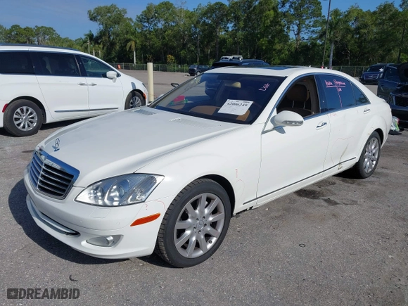 2007 Mercedes-Benz S-Class 5.5L V8 with VIN WDDNG71X27A082359, listed as a IAAI auction lot 42006249 with 90,527 mi miles. Bid and sale history available at carsss.com. Image 18.