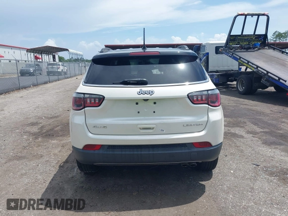 2018 Jeep Compass Limited with VIN 3C4NJDCB6JT178250, listed as a IAAI auction lot 42468751 with 142,502 mi miles and . Bid and sale history available at DreamBid. Image 15.