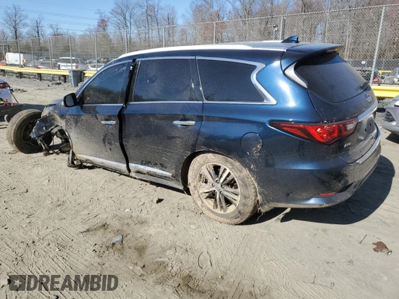 2020 Infiniti QX60 Luxe z VIN 5N1DL0MM9LC545442, wystawiony jako Copart lot #48578515 z przebiegiem 90 707 mil mil oraz Szkoda całkowita • Salvage title. Historia ofert i sprzedaży dostępna na DreamBid. Obrazek 2.