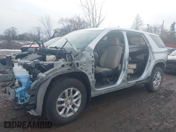 2022 Chevrolet Traverse LS with VIN 1GNERLKW4NJ108225, listed as a IAAI auction lot 41474728 with Not Provided miles. Bid and sale history available at carsss.com. Image 6.