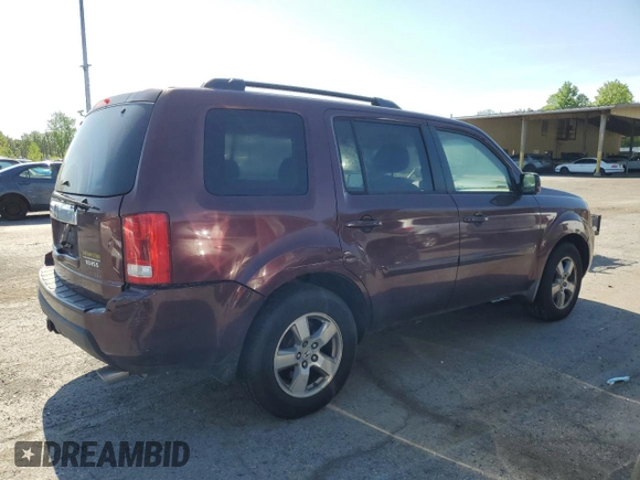2009 Honda Pilot EX with VIN 5FNYF48439B019642, listed as a Copart auction lot 55782865 with 212,590 mi miles and Salvage Title. Bid and sale history available at DreamBid. Image 3.