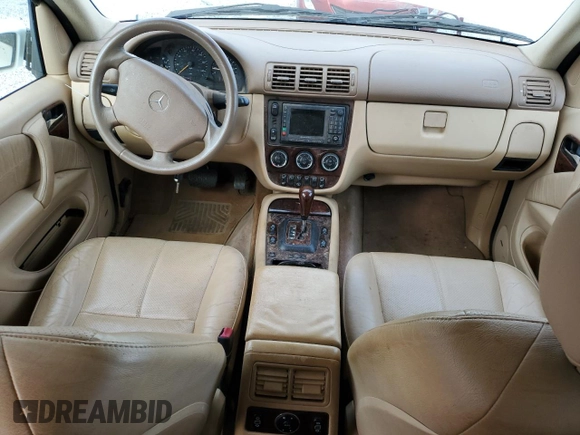 2002 Mercedes-Benz M-Class with VIN 4JGAB75EX2A365564, listed as a Copart auction lot 80570224 with 160,193 mi miles and Salvage Title. Bid and sale history available at carsss.com. Image 8.