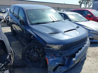 2021 Dodge Durango GT Plus with VIN 1C4RDJDG0MC766338, listed as a IAAI auction lot 41685520 with 37,683 mi miles. Bid and sale history available at carsss.com. Image 1.