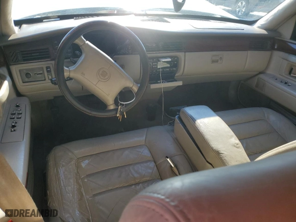1996 Cadillac DeVille with VIN 1G6KD52Y7TU234357, listed as a Copart auction lot 87470814 with 0 mi miles and Salvage Title. Bid and sale history available at carsss.com. Image 8.