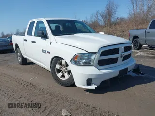 2018 Ram 1500 Express with VIN 1C6RR7FT4JS284558, listed as a IAAI auction lot 41649803 with 156,086 mi miles. Bid and sale history available at carsss.com. Image 1.