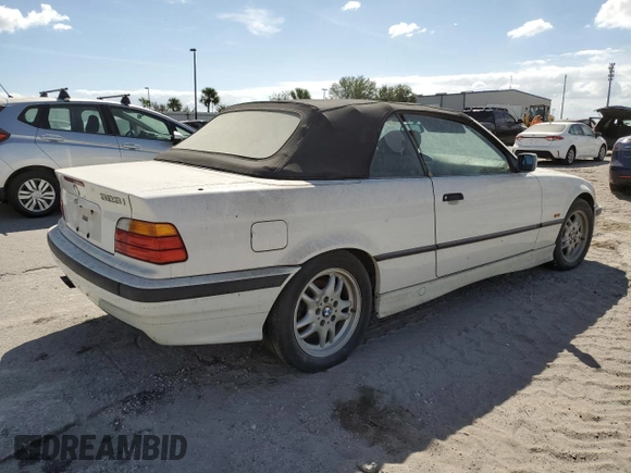 1999 BMW 3 Series 323icA with VIN WBABJ8337XEM24926, listed as a Copart auction lot 76509134 with 0 mi miles and Salvage Title. Bid and sale history available at carsss.com. Image 3.
