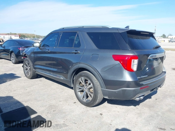 2020 Ford Explorer Platinum with VIN 1FM5K8HC4LGA48685, listed as a IAAI auction lot 41343225 with 55,459 mi miles. Bid and sale history available at carsss.com. Image 3.