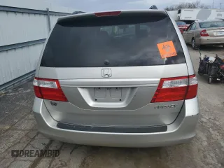 2005 Honda Odyssey EX with VIN 5FNRL38405B047948, listed as a Copart auction lot 50130755 with 0 mi miles and Salvage Title. Bid and sale history available at carsss.com. Image 6.