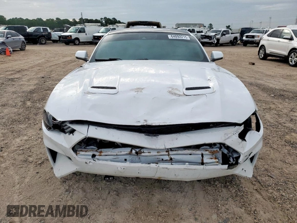 2019 Ford Mustang GT with VIN 1FA6P8CFXK5156823, listed as a Copart auction lot 64092215 with 29,224 mi miles and Salvage title. Bid and sale history available at DreamBid. Image 5.