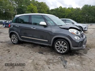 2014 FIAT 500L Trekking with VIN ZFBCFADH1EZ026288, listed as a Copart auction lot 71416144 with 97,674 mi miles and Salvage Title. Bid and sale history available at carsss.com. Image 4.