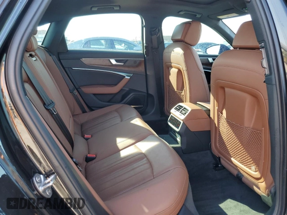 2021 Audi A6 Premium Plus with VIN WAUE3AF2XMN057372, listed as a Copart auction lot 74031954 with 47,651 mi miles and Clean Title. Bid and sale history available at carsss.com. Image 10.