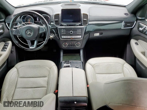 2017 Mercedes-Benz GLS 450 with VIN 4JGDF6EE8HA841136, listed as a Copart auction lot 54491115 with 99,340 mi miles and Salvage Title. Bid and sale history available at DreamBid. Image 8.