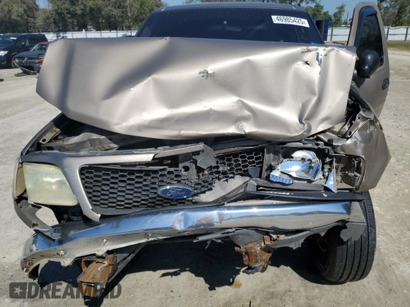 2002 Ford F-150 XL with VIN 1FTRF17212NB27543, listed as a Copart auction lot 46985425 with 0 mi miles and Salvage Title. Bid and sale history available at carsss.com. Image 11.