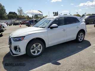 2022 Audi Q5 Premium with VIN WA1ABAFY1N2124432, listed as a Copart auction lot 46852544 with 11,442 mi miles and Salvage title. Bid and sale history available at DreamBid. Image 1.