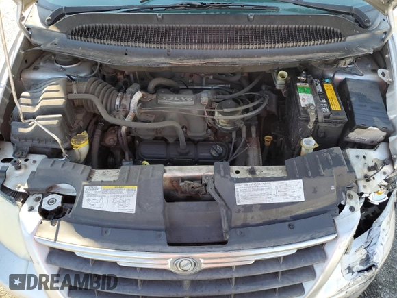 2007 Chrysler Town & Country LWB LX with VIN 2A8GP44R47R330954, listed as a Copart auction lot 81988314 with 195,065 mi miles and Salvage Title. Bid and sale history available at carsss.com. Image 12.