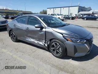 2024 Nissan Sentra SV with VIN 3N1AB8CVXRY322672, listed as a Copart auction lot 54098245 with 5,276 mi miles and Salvage title. Bid and sale history available at DreamBid. Image 4.
