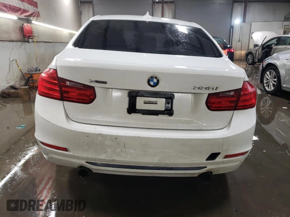 2015 BMW 3 Series 335i xDrive with VIN WBA3B9G59FNR94525, listed as a Copart auction lot 41836355 with 99,471 mi miles and Salvage Title. Bid and sale history available at carsss.com. Image 6.