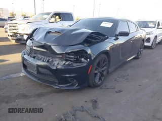 2019 Dodge Charger GT with VIN 2C3CDXHGXKH597477, listed as a IAAI auction lot 41840022 with 81,671 mi miles and . Bid and sale history available at DreamBid. Image 17.