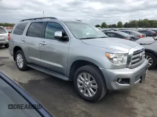2012 Toyota Sequoia Platinum with VIN 5TDDY5G12CS057551, listed as a Copart auction lot 72858524 with 64,398 mi miles and Salvage Title. Bid and sale history available at carsss.com. Image 4.
