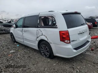 2017 Dodge Grand Caravan SXT with VIN 2C4RDGCG4HR863320, listed as a Copart auction lot 45741594 with 156,137 mi miles and Salvage Title. Bid and sale history available at DreamBid. Image 2.