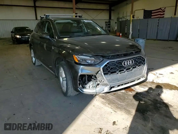 2021 Audi Q5 Premium Plus with VIN WA1E2AFY7M2046870, listed as a Copart auction lot 77452064 with 75,007 mi miles and Salvage Title. Bid and sale history available at carsss.com. Image 14.
