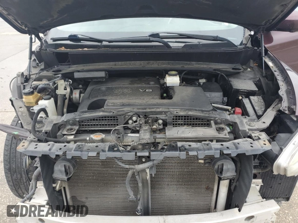 2013 Infiniti JX35 with VIN 5N1AL0MN7DC335399, listed as a Copart auction lot 71110244 with 122,775 mi miles and Salvage Title. Bid and sale history available at carsss.com. Image 11.
